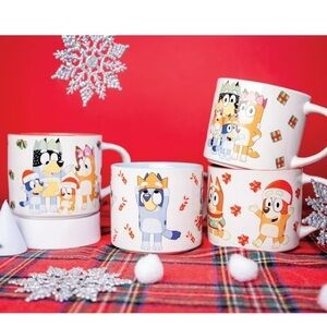 Bluey 15oz 4pk Ceramic Holiday Mugs in Gift Box